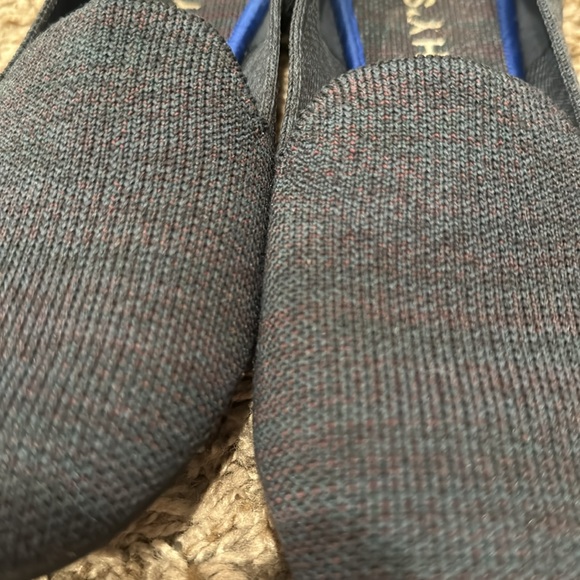 Navy Blue Purple Pattern Rothy’s Women’s Loafer Slip On 8.5 - Picture 3 of 6